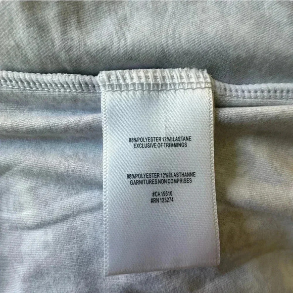 LÖLE NWOT SLEEVELESS ASYMMETRICAL ATHLETIC DRESS NAVY BLUE DITSY PRINT | LARGE - Picture 9 of 10